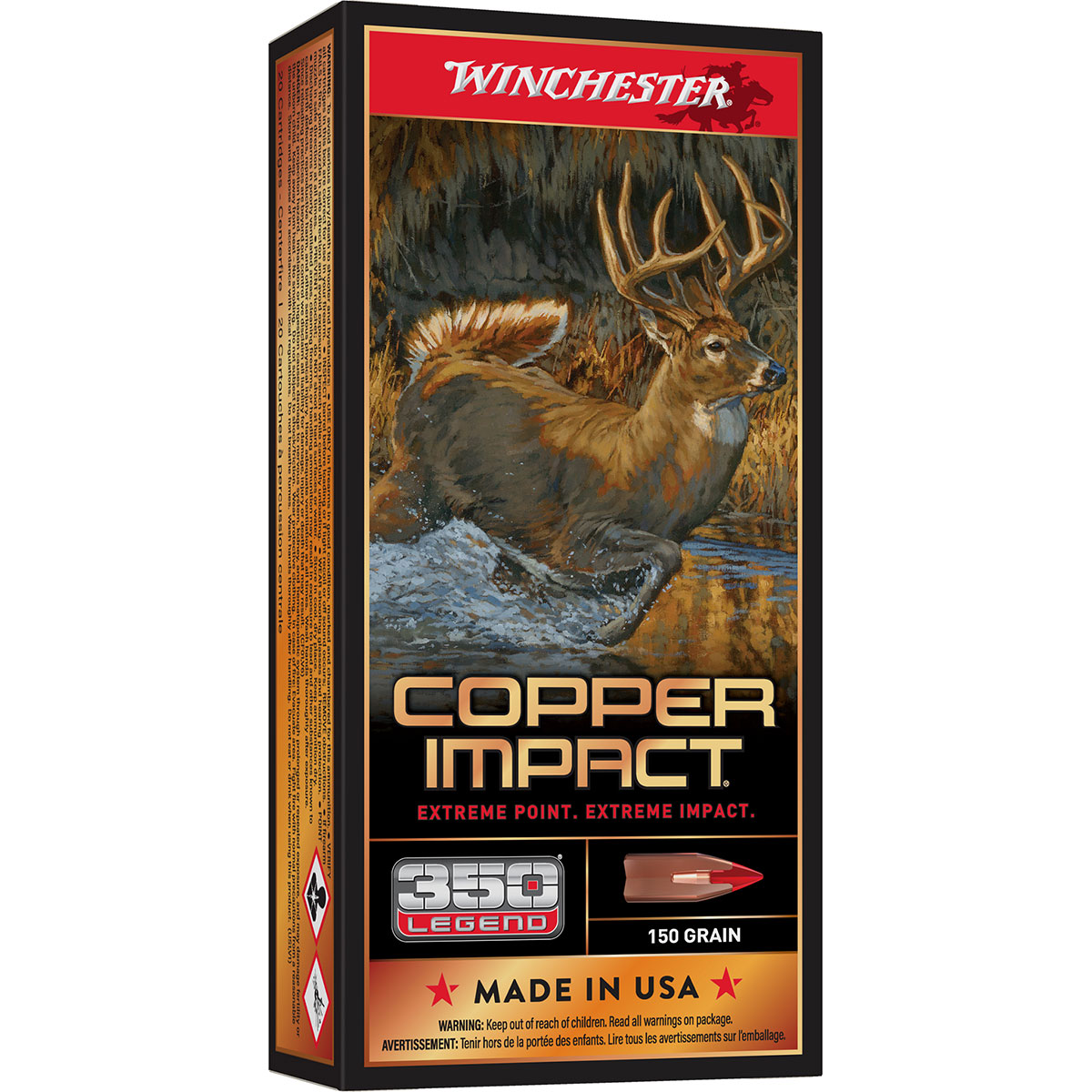 350 Legend 150gr Copper Extreme Point Lead Free 20/Box
