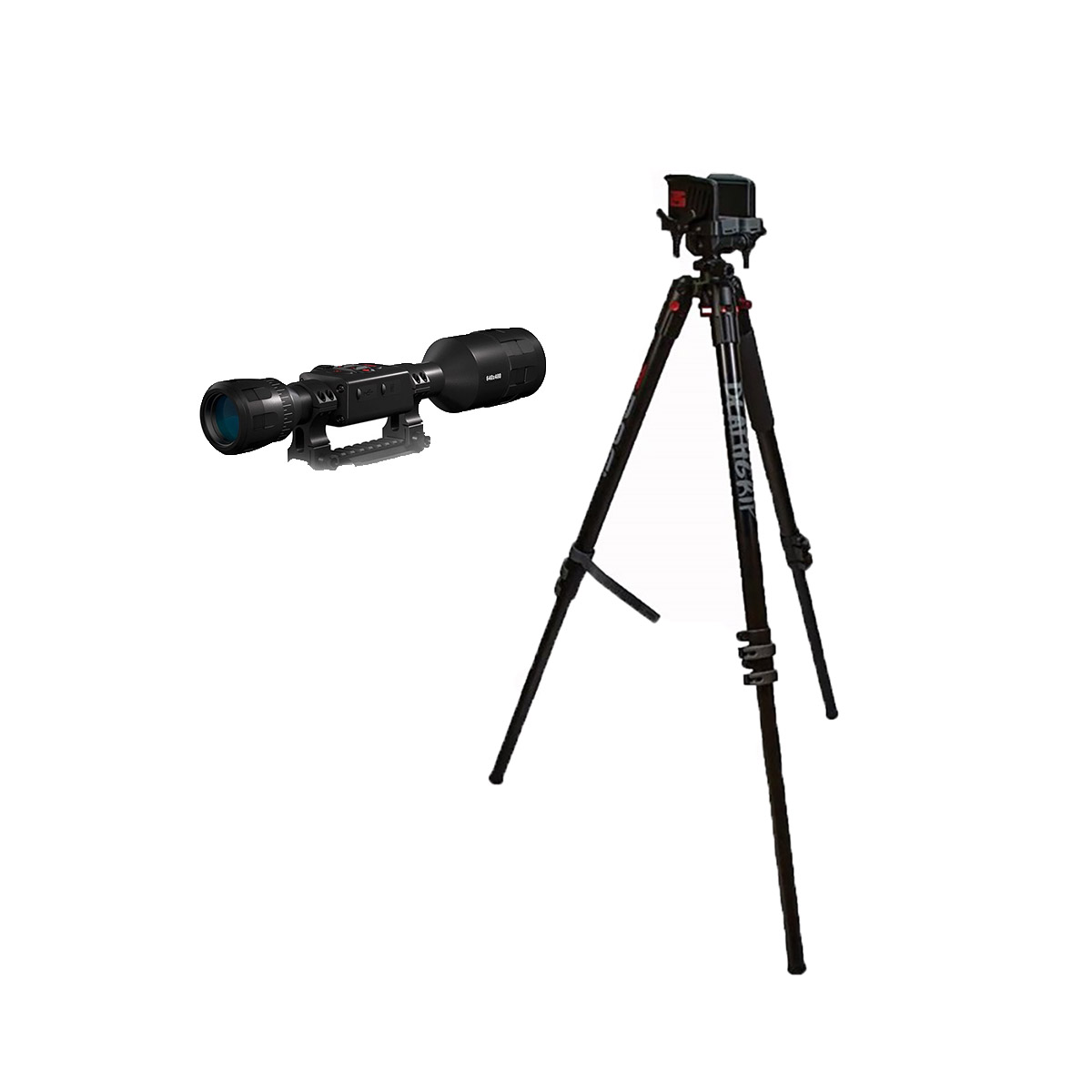 BROWNELLS - 2-8X THOR 4 384X288 THERMAL SCOPE W/ DEATHGRIP TRIPOD