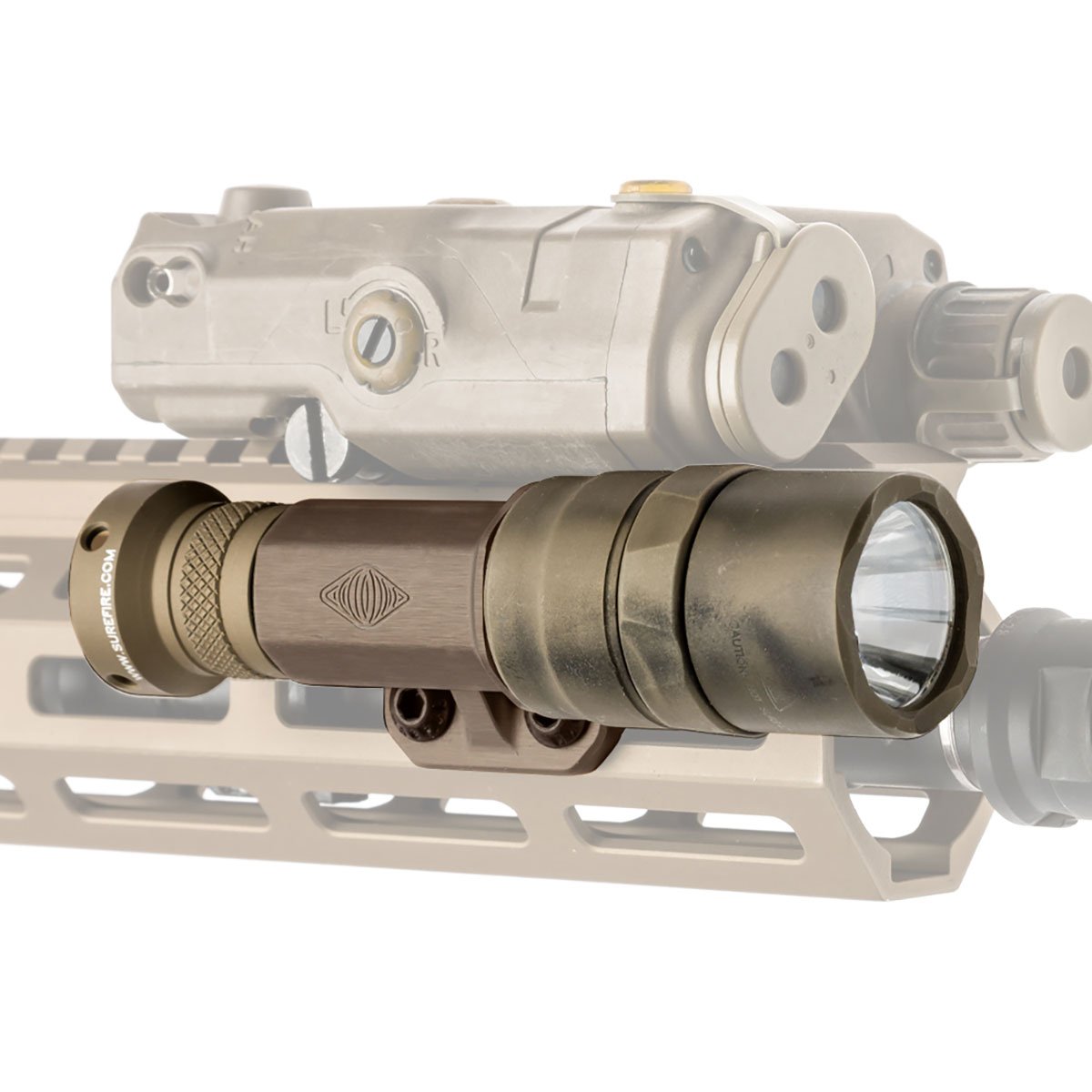 Reptilia LLC Torch 3.7V/18350 M-LOK Left Hand Light Body - 100114