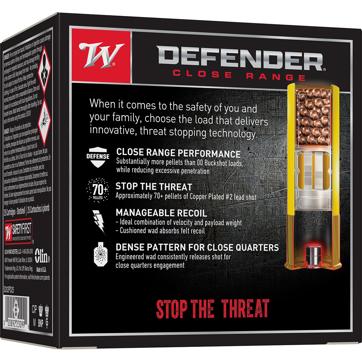 WINCHESTER DEFENDER 20 GAUGE SHOTGUN AMMO