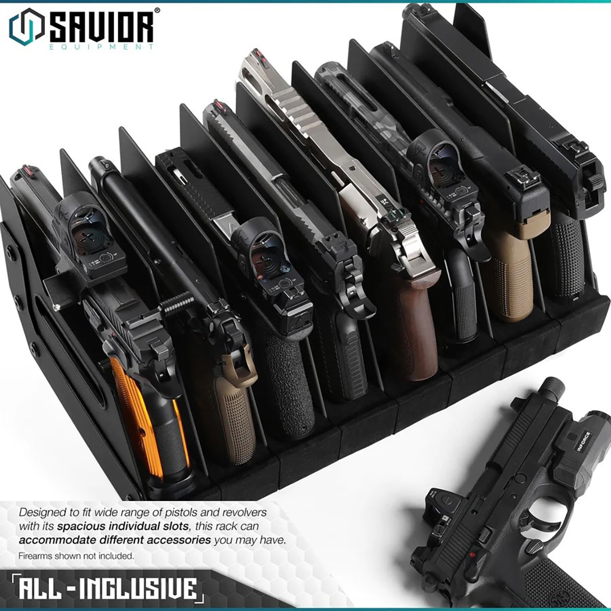 Savior Rifle Rack SAVIOR EQUIPMENT PISTOL RACKS