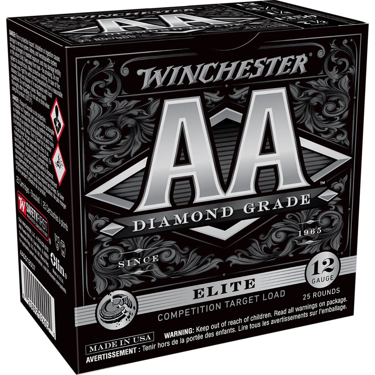 WINCHESTER AA Diamond Grade 12 Gauge 2-3/4" 1-1/8oz #7.5 Shot 250/Case