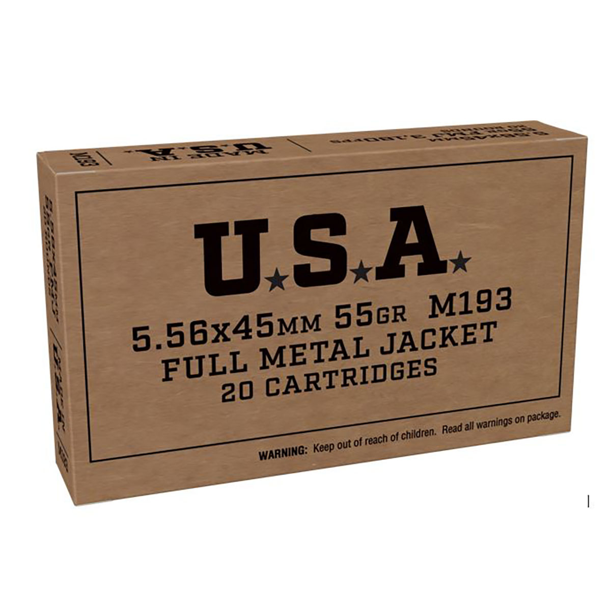 WINCHESTER - USA LAKE CITY M193 5.56MM RIFLE AMMO