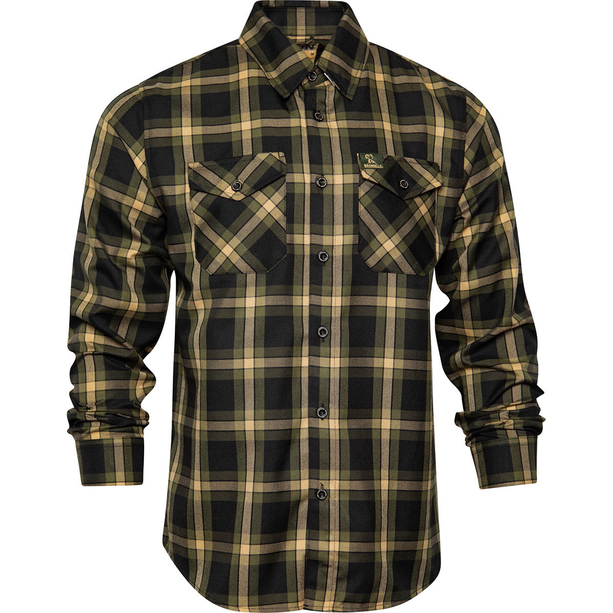 BROWNELLS PATERSON MEN’S FLANNEL LONG SLEEVE SHIRT