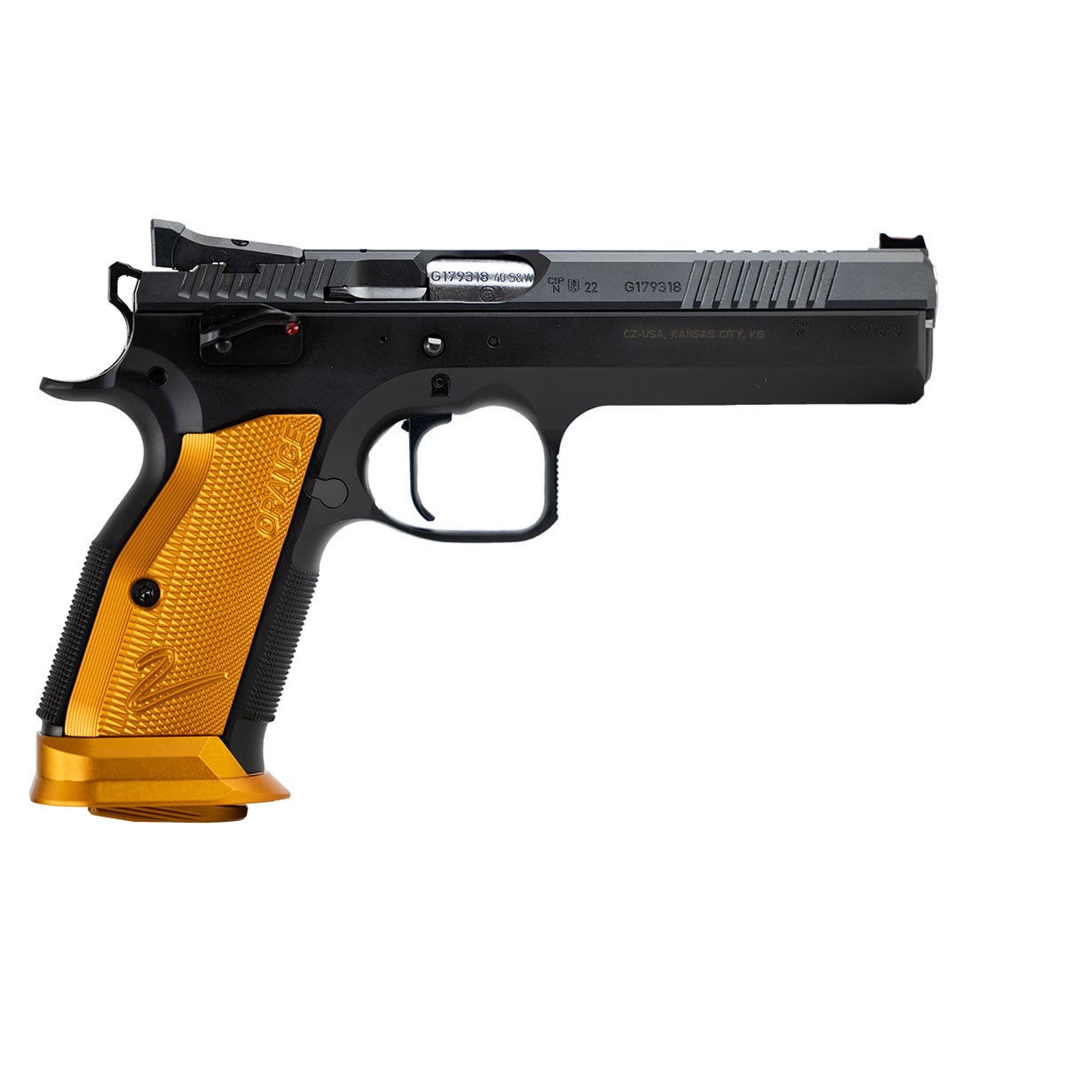 CZ USA TS 2 ORANGE 9MM LUGER SEMI-AUTO HANDGUN