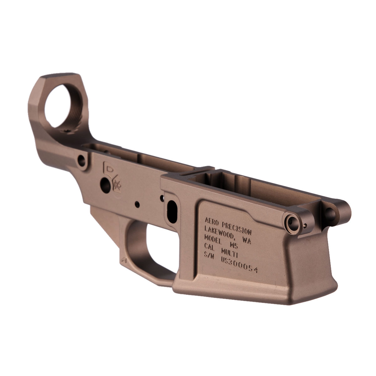 AERO PRECISION M5 Stripped Lower Receiver for AR .308 Kodiak Brown 