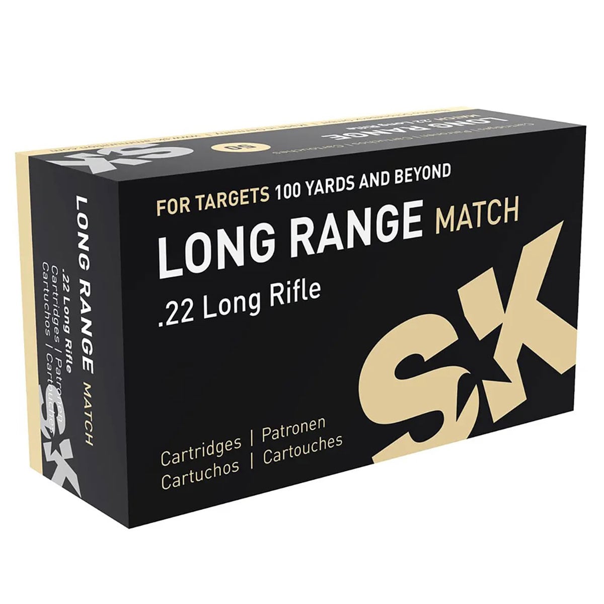 SK LONG RANGE MATCH 22 LONG RIFLE AMMO