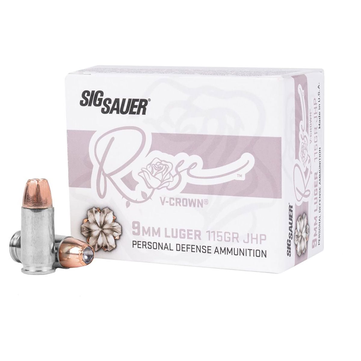 SIG SAUER, INC. 9mm Luger 115gr Jacketed Hollow Point 20/Box