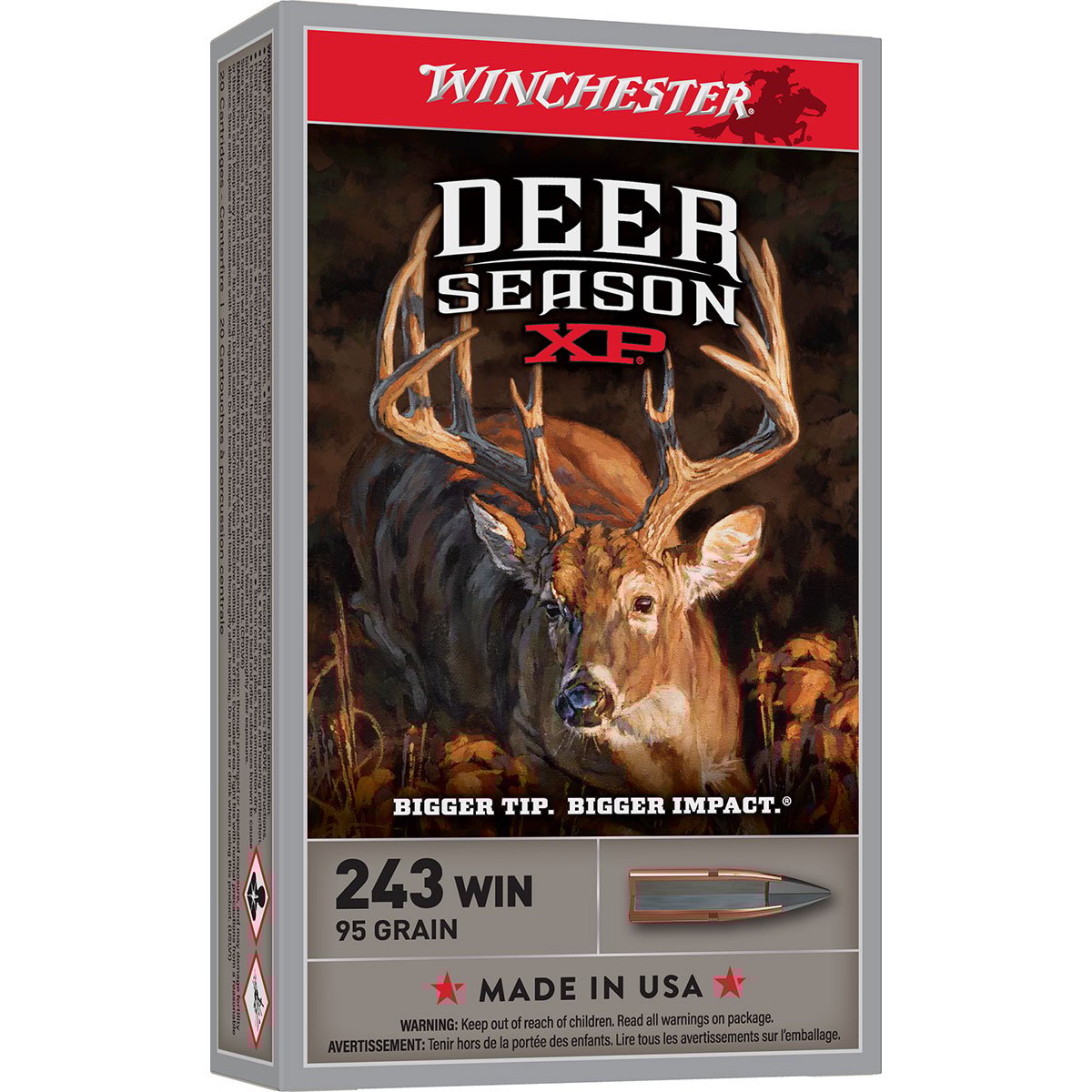 WINCHESTER DEER SEASON XP 243 WINCHESTER RIFLE AMMO