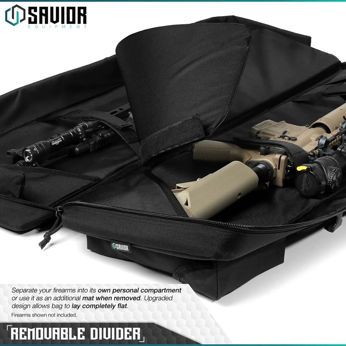 Urban Warfare Double Rifle Case 51" Black