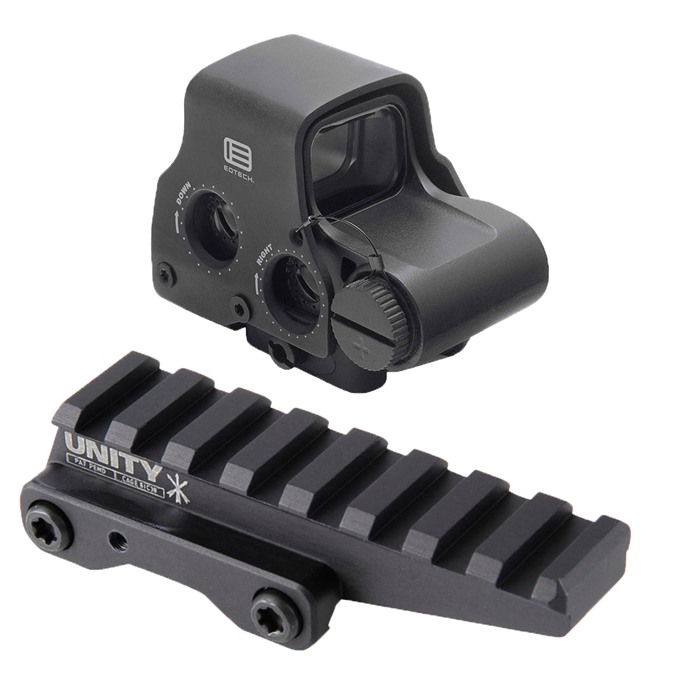 BROWNELLS BUNDLES EXPS2-0 HOLOGRAPHIC SIGHT W/ FAST OPTIC RISER BLK