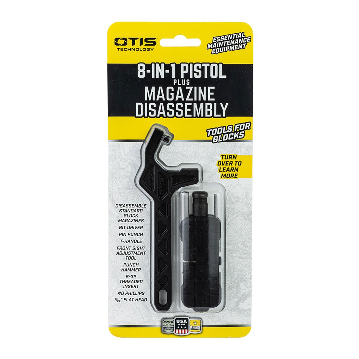 OTIS 8IN1 PISTOL AND MAGAZINE DISASSEMBLY TOOL FOR GLOCKS BUNDLE