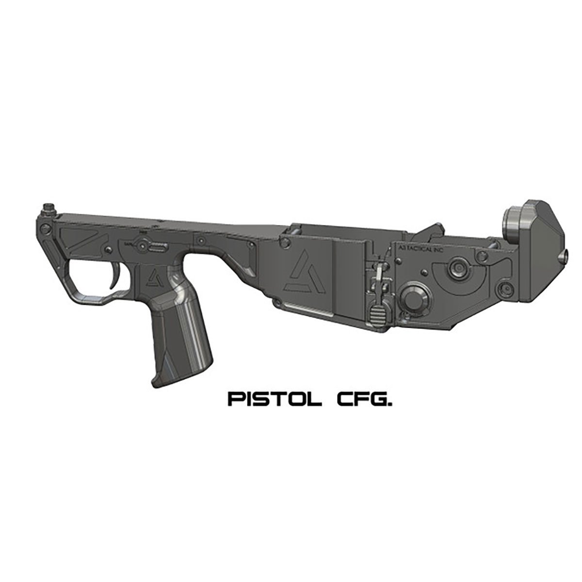 A3 TACTICAL TRIAD BULLPUP CHASSIS FOR FOXTROT MIKE® PISTOL UPPER RECEIVER
