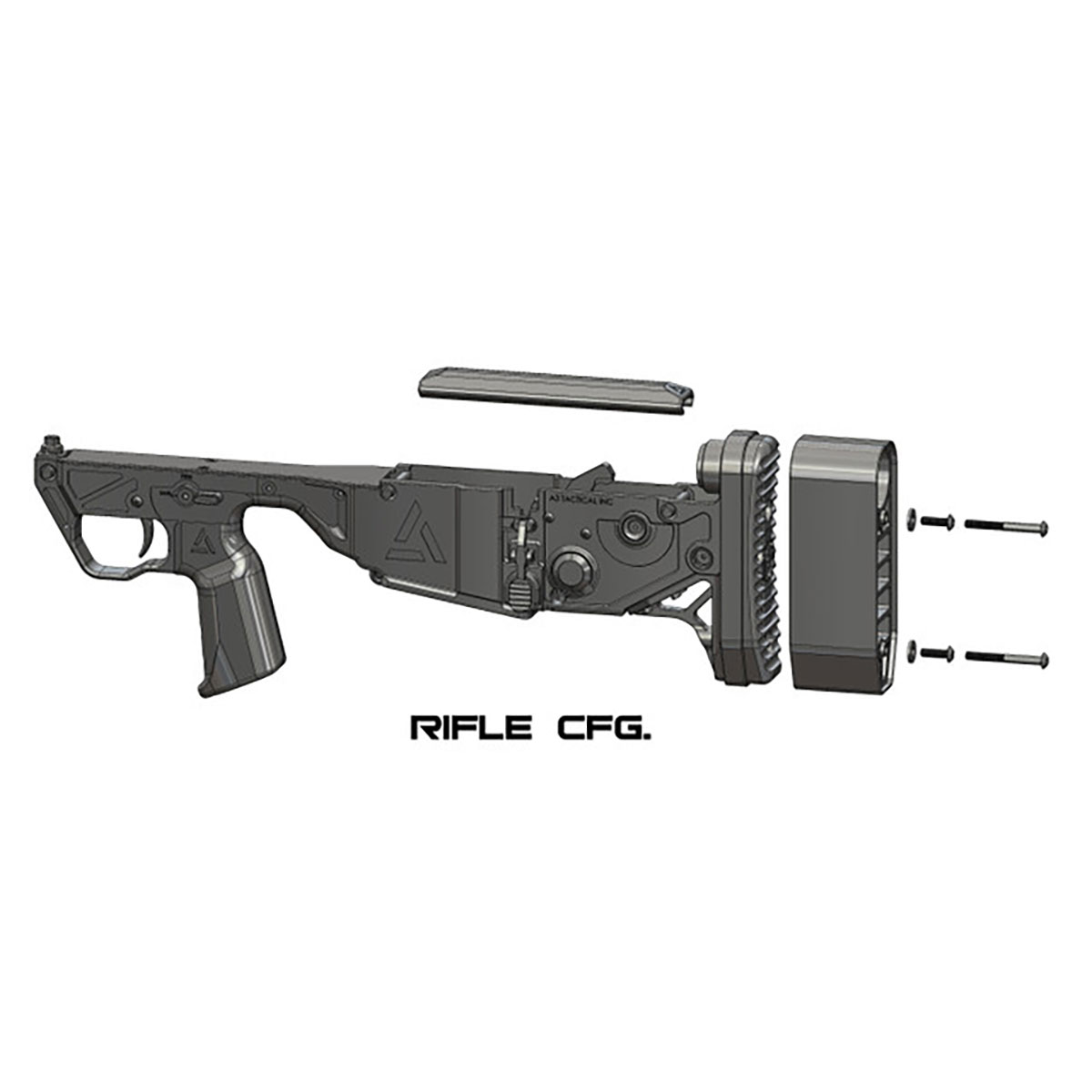 A3 TACTICAL - TRIAD BULLPUP CHASSIS for FOXTROT MIKES UPPER RECEIVER RIFLE