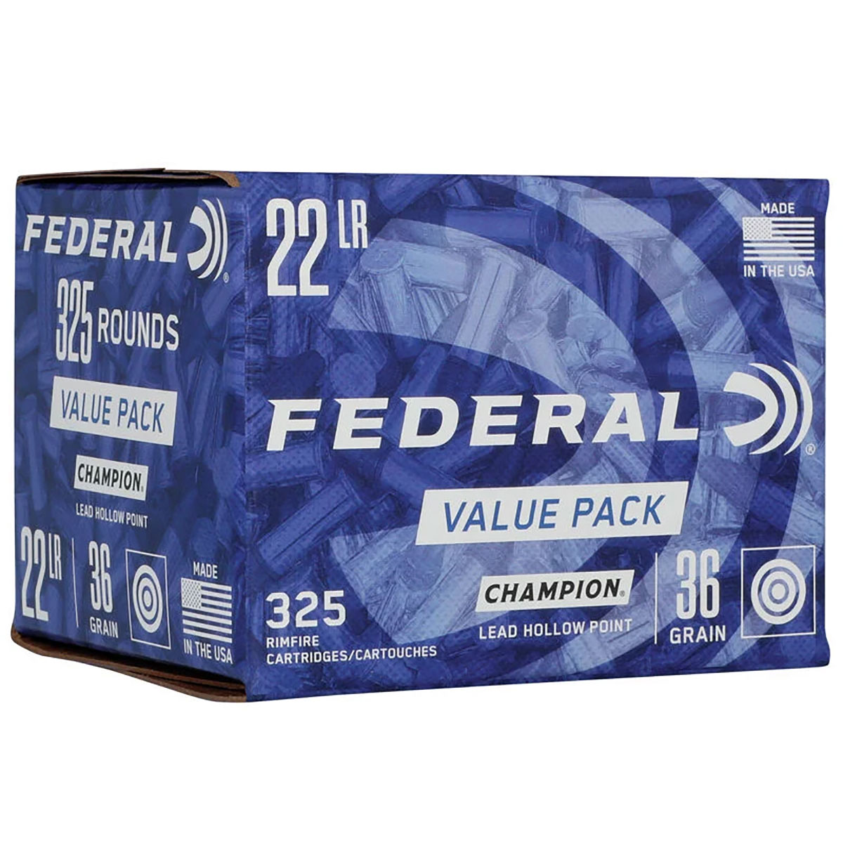 Champion Training 22 LR 36gr Lead Hollow Point 325/Box
