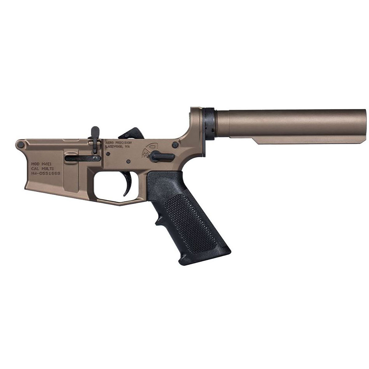 AERO PRECISION M4E1 Carbine Comp Lower W/A2 Grip No Stock for AR  