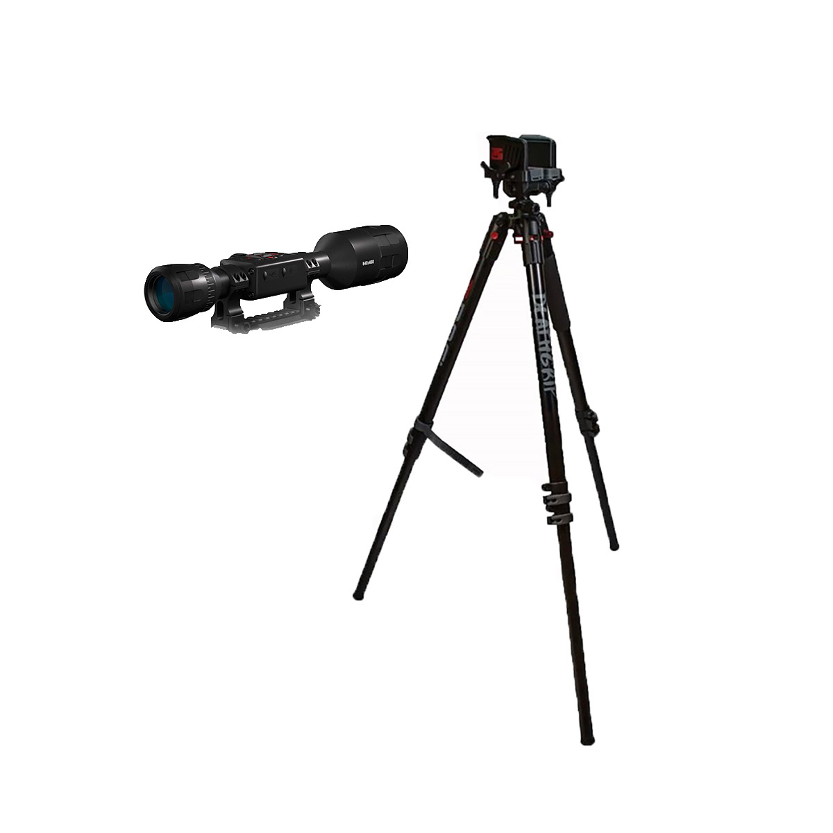BROWNELLS - 1.25-5X THOR 4 384X288 THERMAL SCOPE W/ DEATHGRIP TRIPOD