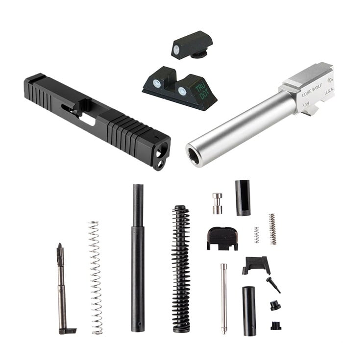 BROWNELLS BUNDLES IRON SIGHT COMPLETE SLIDE BUNDLE FOR GLOCK® 19 GEN 3