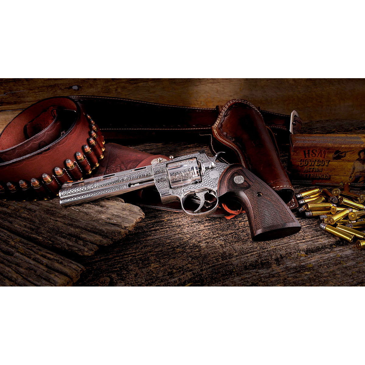 COLT SPECIAL EDITION ENGRAVED PYTHON 357 MAGNUM/38SPECIAL REVOLVER