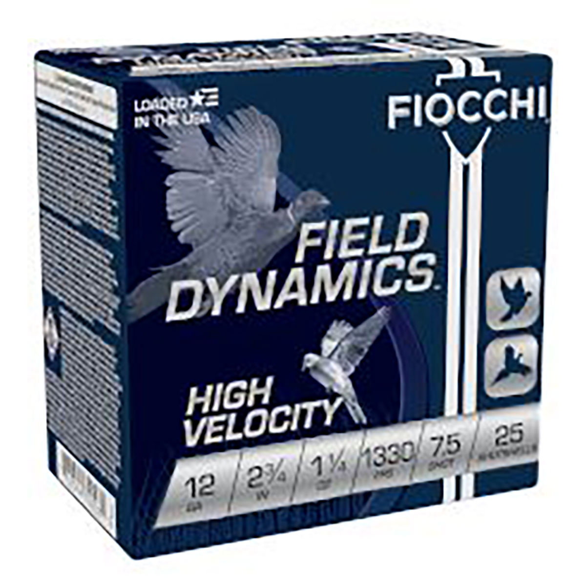 FIOCCHI AMMUNITION Upland Game 12 Gauge 2-3/4" 1-1/4oz #7.5 Shot 25/Box