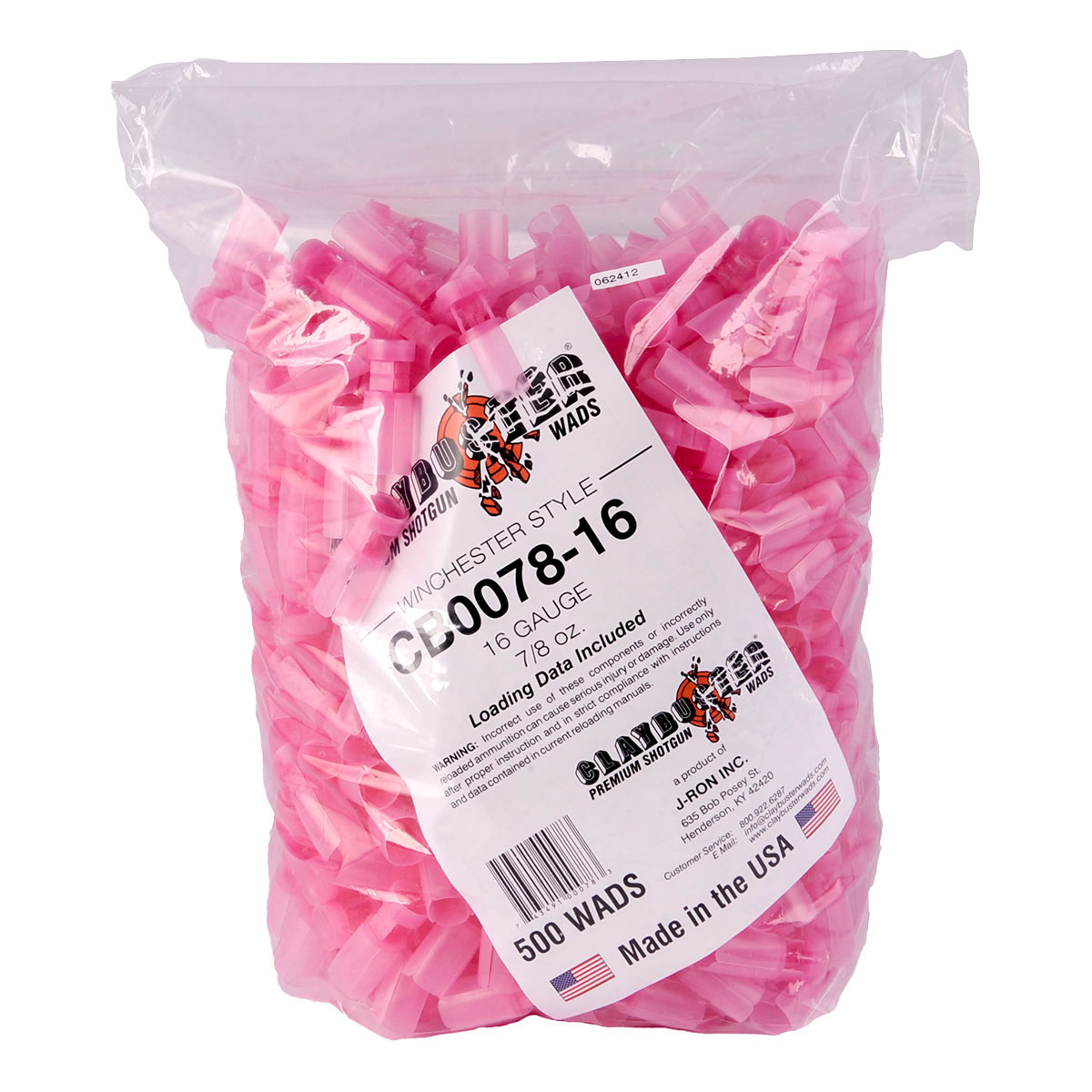 CLAYBUSTER - J-RON CLAYBUSTER WAD 16GA 7/8OZ 500/BAG