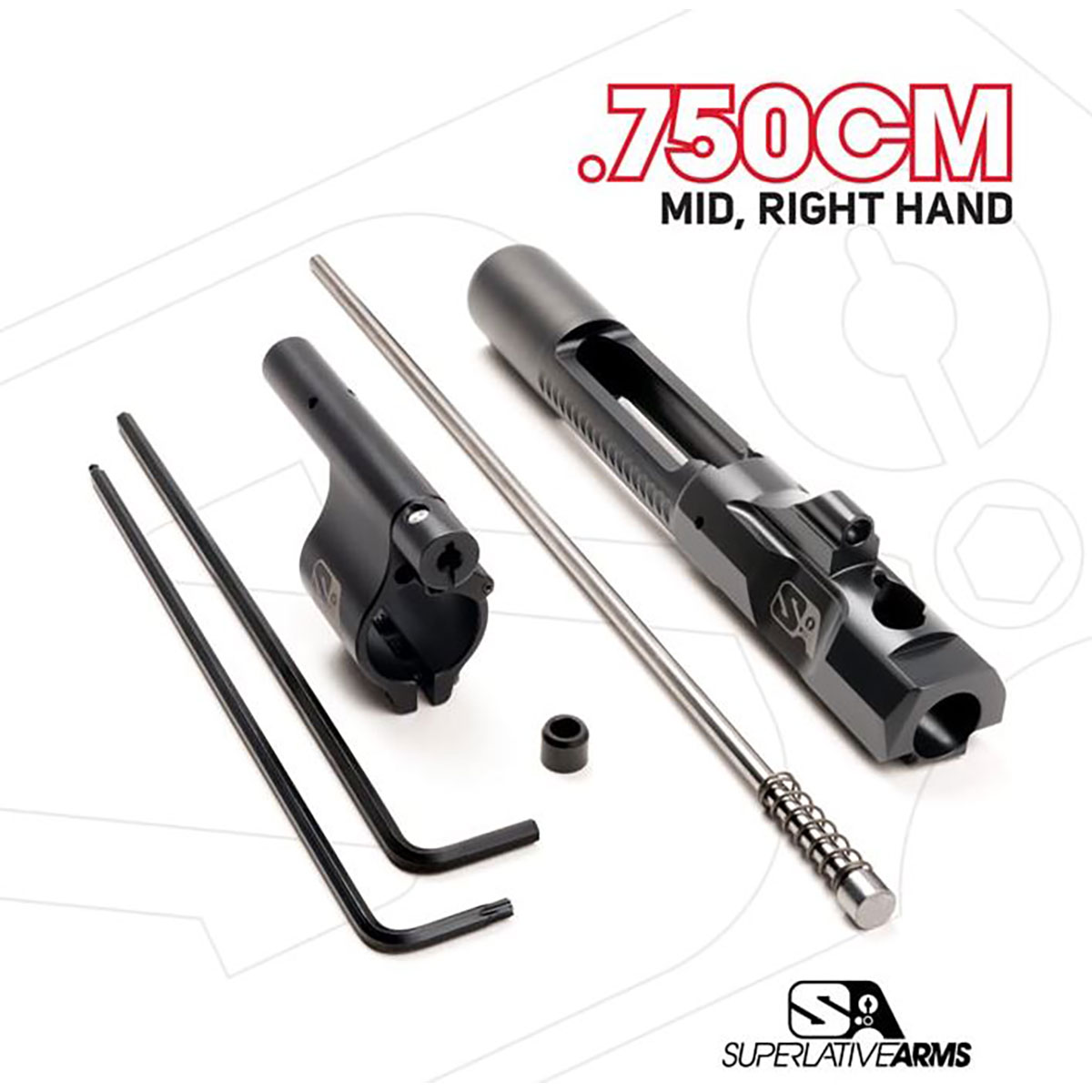 Adjustable Piston Rods SUPERLATIVE ARMS LLC AR-15 ADJUSTABLE PISTON SYSTEM WITH CLAMP ON 0.750 ...
