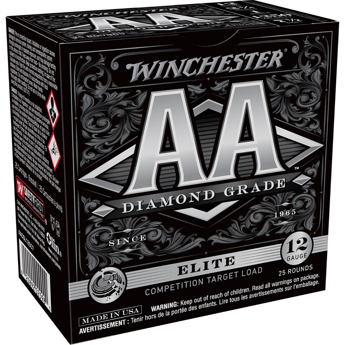 WINCHESTER AA Diamond Grade 12 Gauge 2-3/4" 1oz #7.5 1250 FPS 250/Case