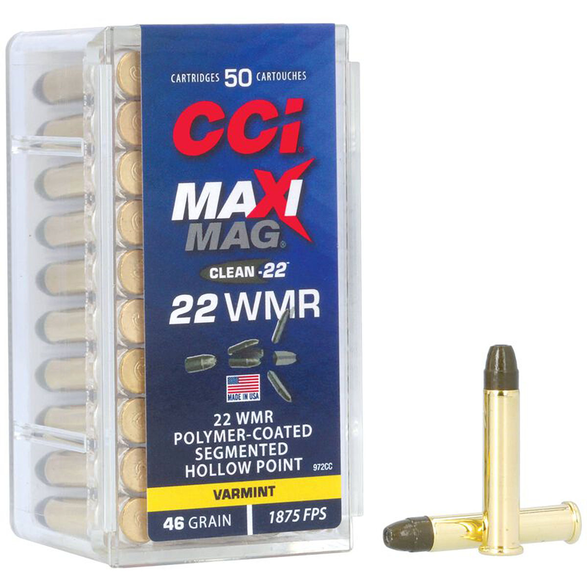 FEDERAL 22 WMR Hollow Point 50/Box