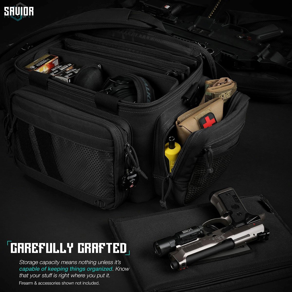 Specialist Range Bag Three Pistol Sleeve Black