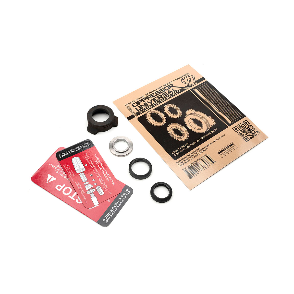 STRIKE INDUSTRIES - SI OPPRESSOR UNIVERSAL 3-LUG QD BASE SET
