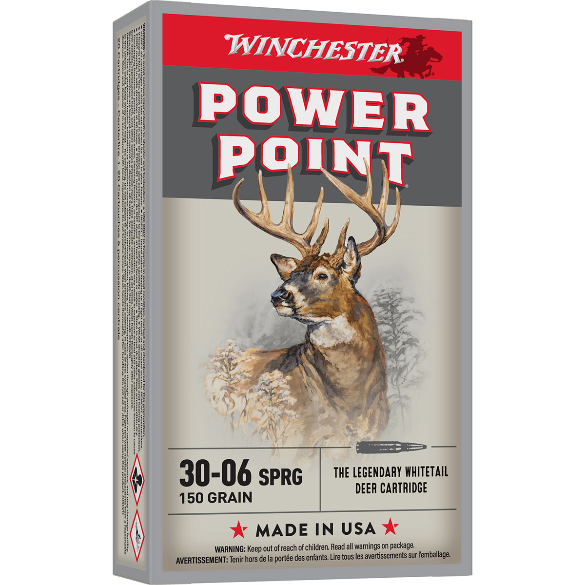 WINCHESTER - POWER POINT 30-06 SPRINGFIELD RIFLE AMMO