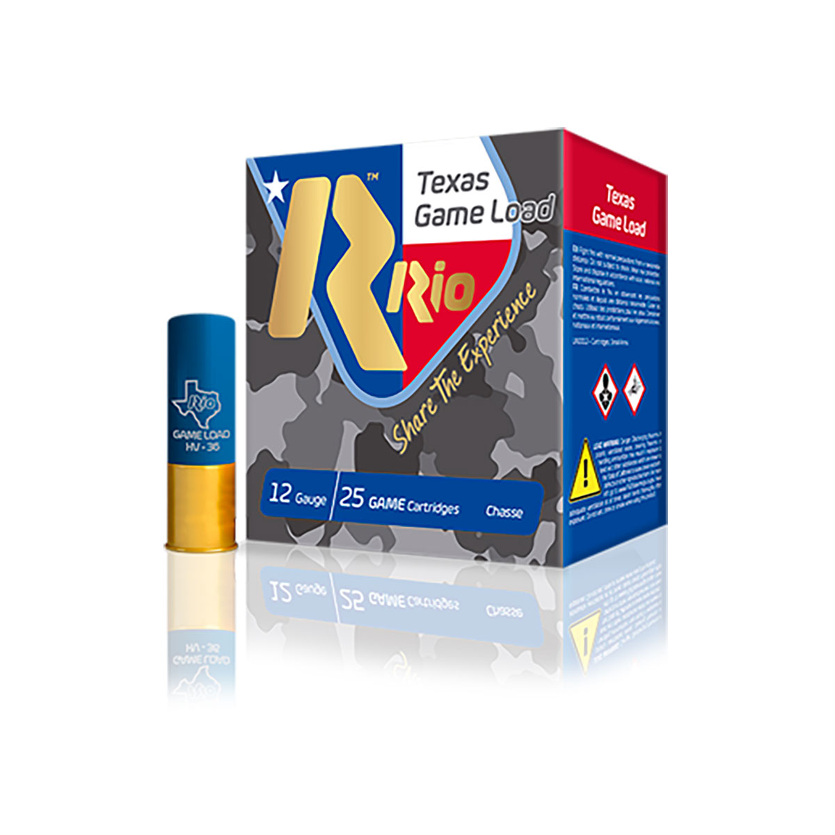 RIO OUTDOORS CORP. Texas Game Load 12 Gauge 2-3/4" 1-1/4oz #6 Shot 25/Box