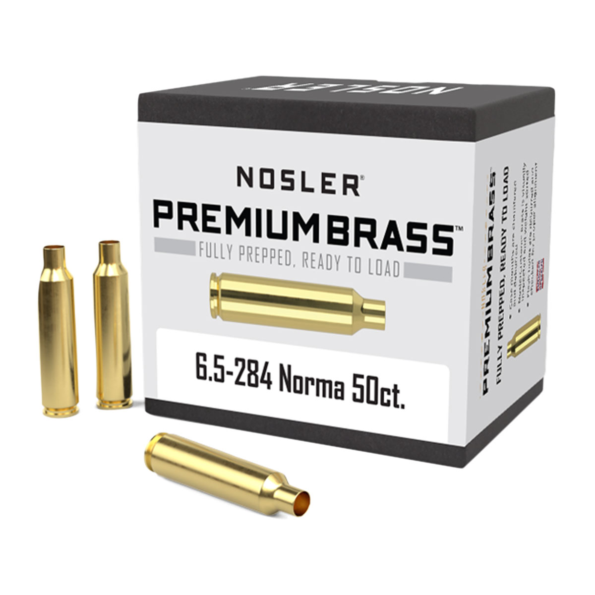 NOSLER, INC. - 6.5-284 NORMA BRASS CASE