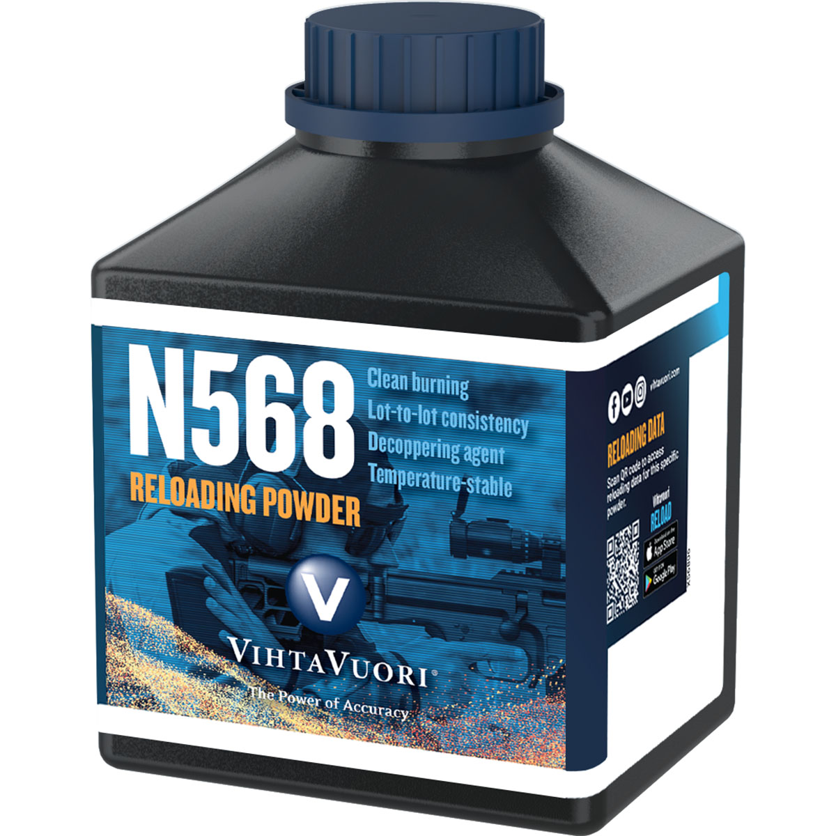 VIHTAVUORI - N568 HIGH ENERGY SMOKELESS RIFLE POWDER