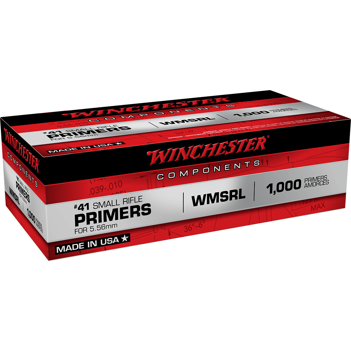 WINCHESTER - SMALL RIFLE MILITARY PRIMERS FOR 5.56MM NATO AMMO
