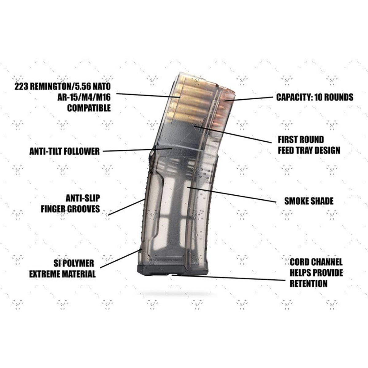 STRIKE INDUSTRIES AR15 MAGAZINE (10 ROUNDS)