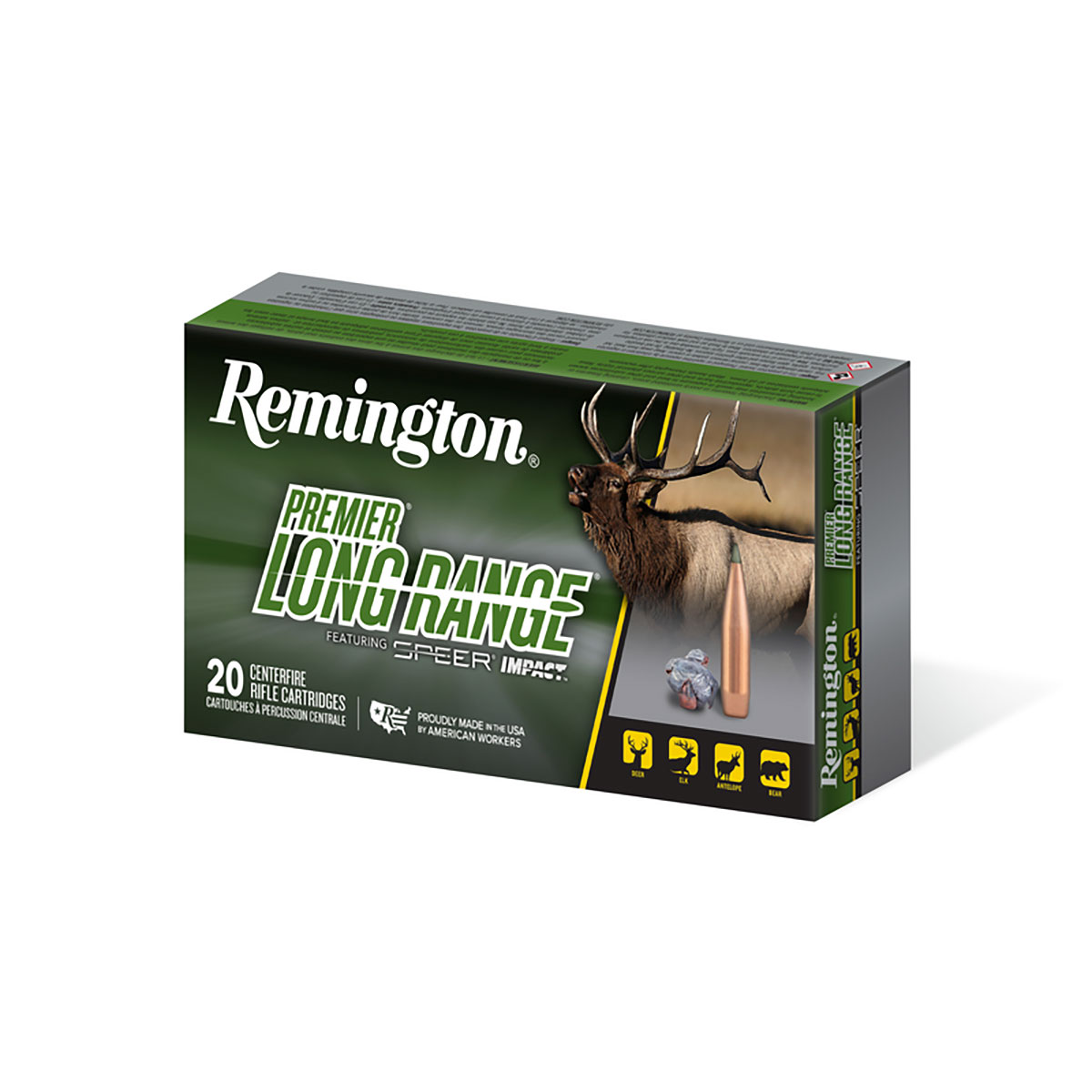 REMINGTON - PREMIER LONG RANGE 30-06 SPRINGFIELD RIFLE AMMO
