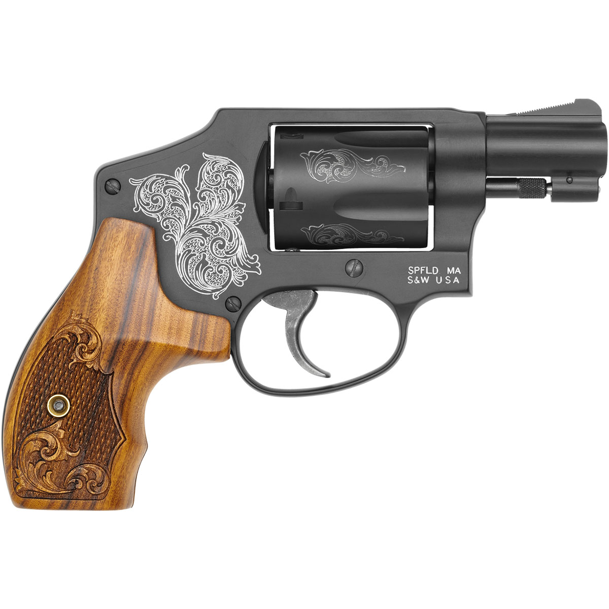 超レア商品 SMITH & WESSON .38ペシャル刻印入りリボルバー型 SMITH & WESSON MODEL 442 ENGRAVED J-FRAME 38 S&W SPECIAL REVOLVER