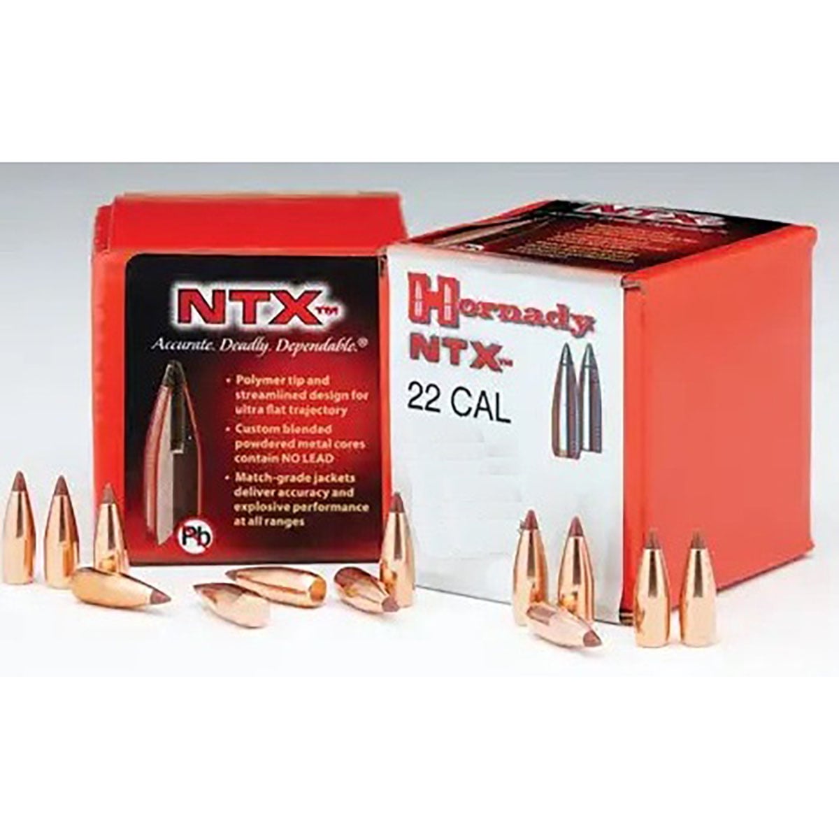 HORNADY - NTX® 20 CALIBER (0.204") LEAD FREE POLYMER TIP RIFLE BULLETS