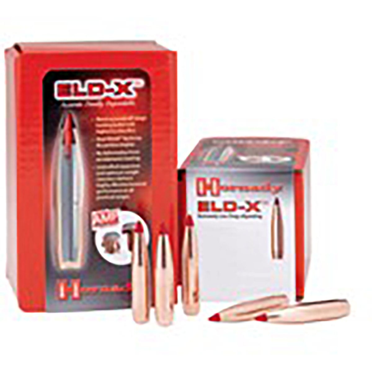 HORNADY - ELD-X 6.5MM (0.264”) POLYMER TIP BOAT TAIL RIFLE BULLETS