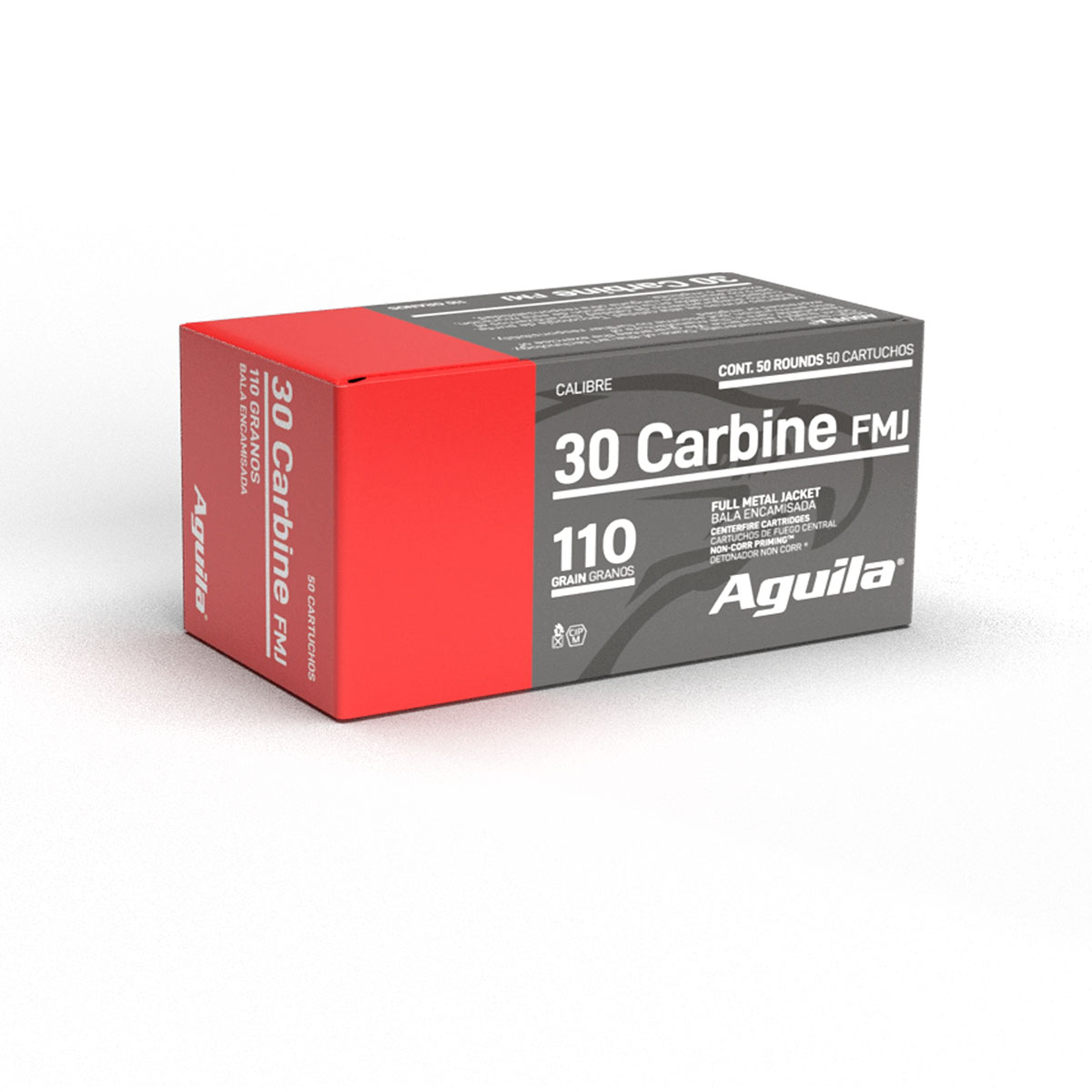 AGUILA Range 30 Carbine 110gr Full Metal Jacket 50/Box