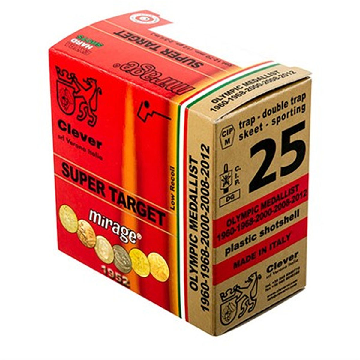 MIRAGE SUPER TARGET T1 12 GAUGE 2-3/4" #9 SHOT SHOTGUN AMMO