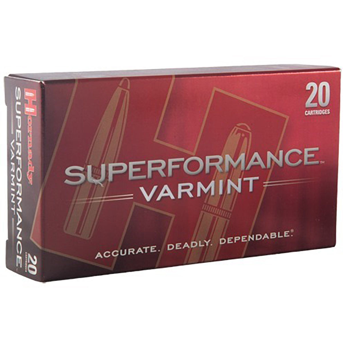 HORNADY Superperformance Varmint .223 WSSM 55gr V-Max PT 20/Box