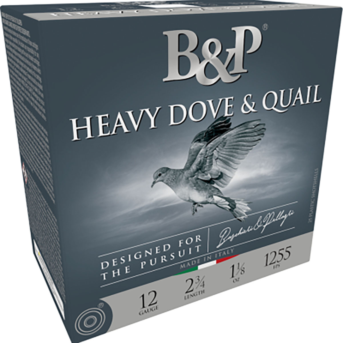 BASCHIERI & PELLAGRI CARTRIDGE Heavy Dove & Quail 28 Gauge 2-3/4" 15/16oz #7.5 Shot 25/Box