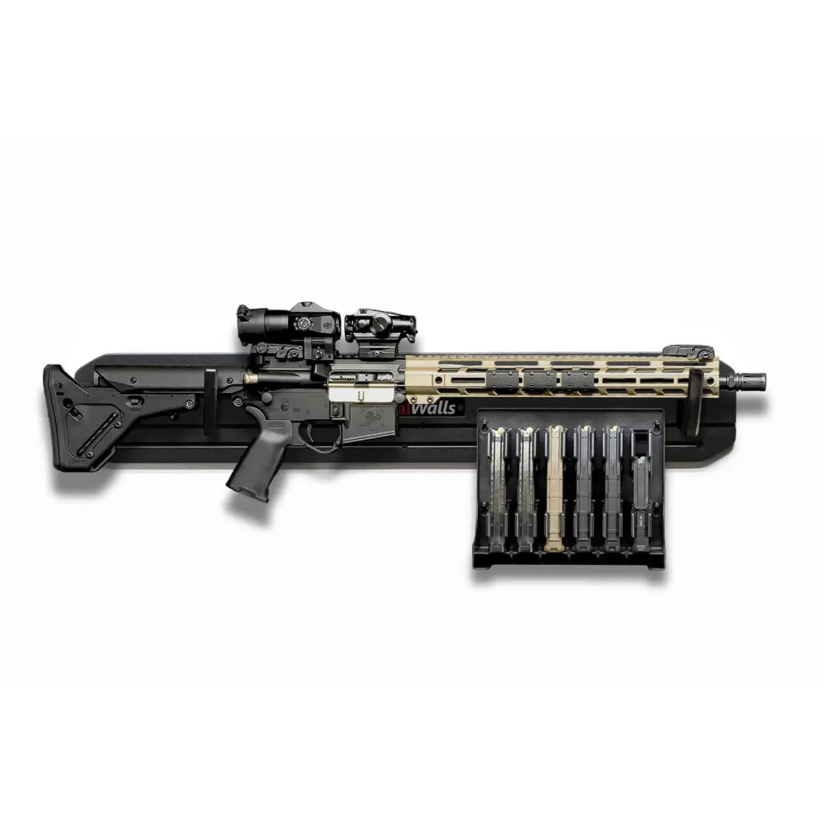 TACTICAL WALLS MINMOD RAIL RACK W/MAG PACK HANGER FOR AR-15 | UPC ...