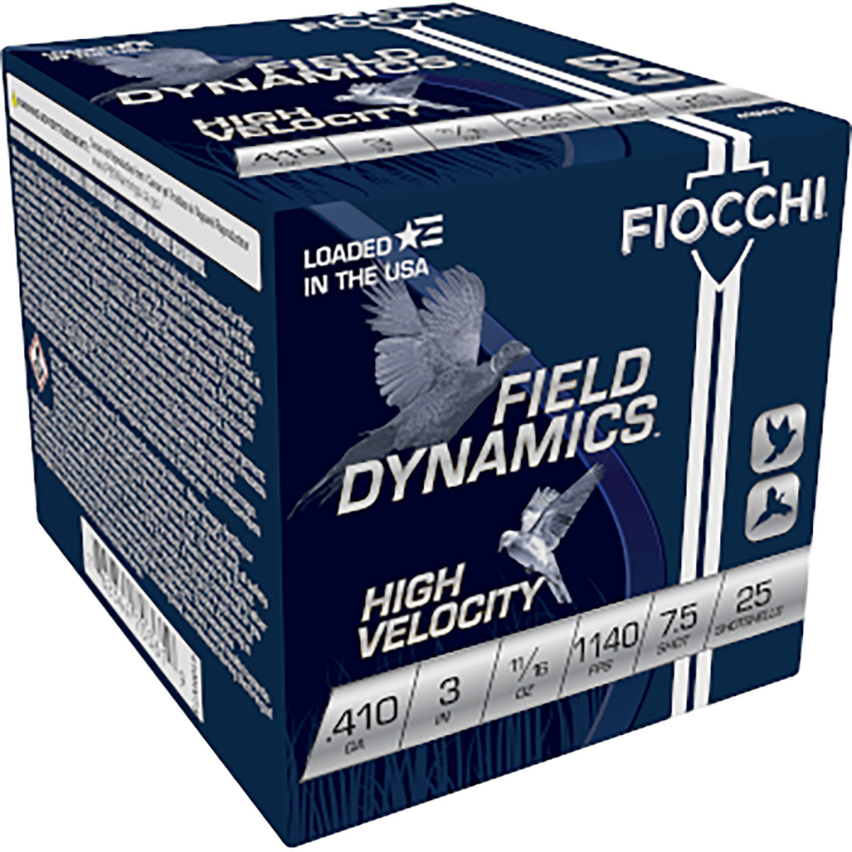 FIOCCHI AMMUNITION Upland Game 410 Bore 3" 11/16oz #7.5 Shot 25/Box