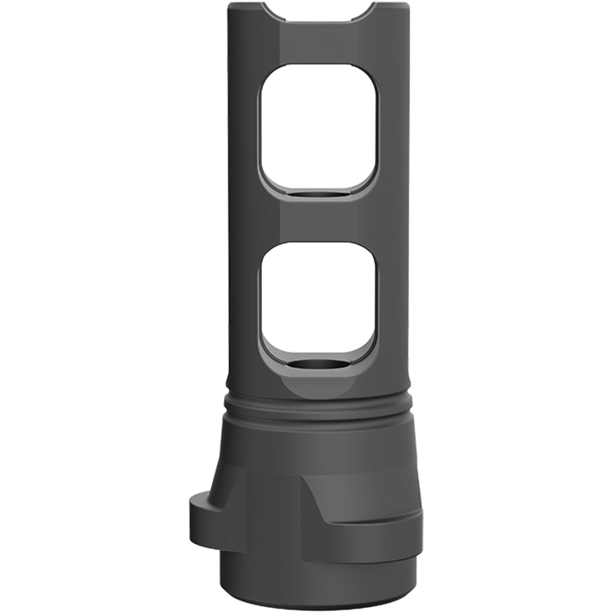 Breek Arms Gemini Dual Port Muzzle Brake For Breek Lok 3QD .223 5.56 Cal 1 2X28 Tpi