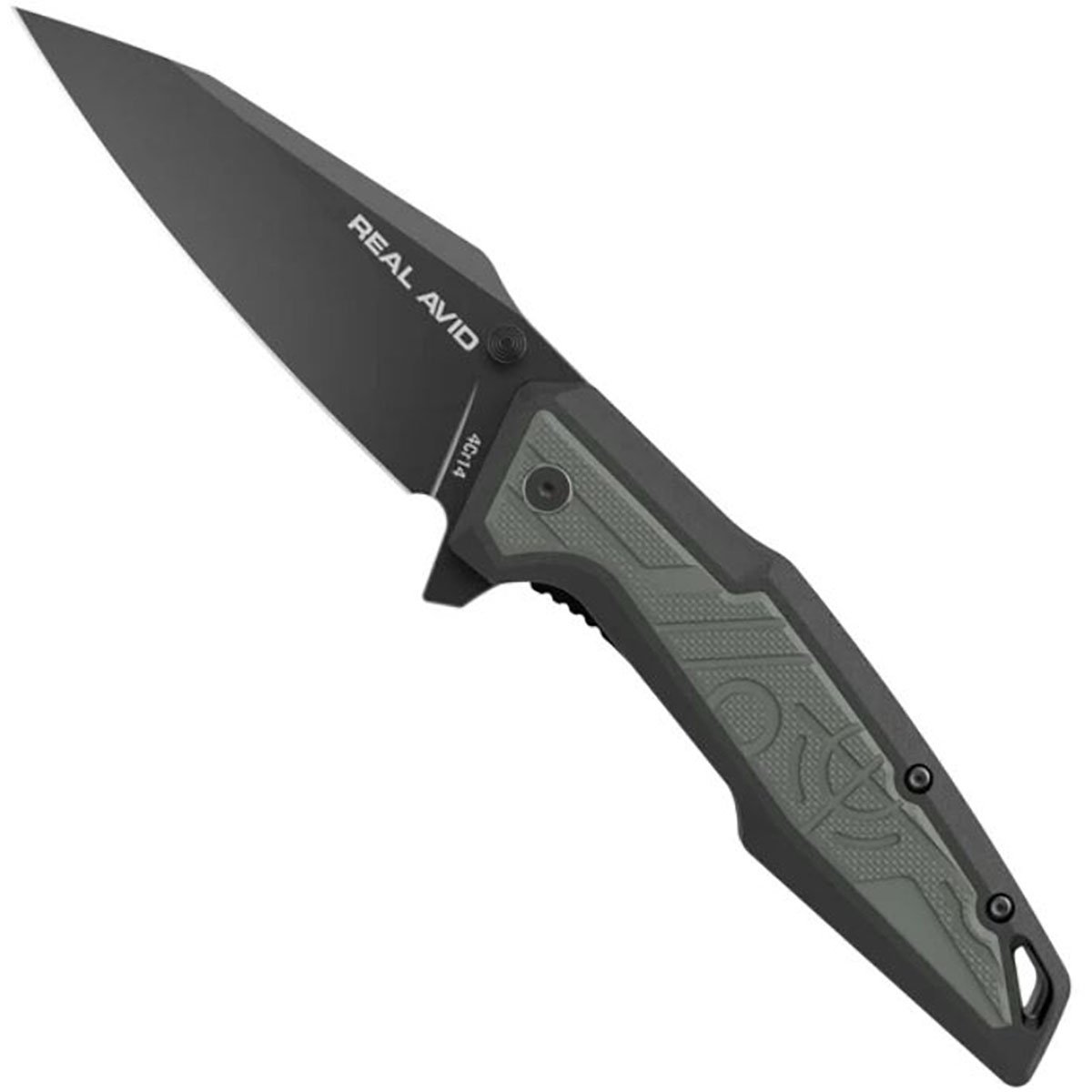 REAL AVID RAV-1 Clip Point Folding Carry Knife Black Oxide SKU
