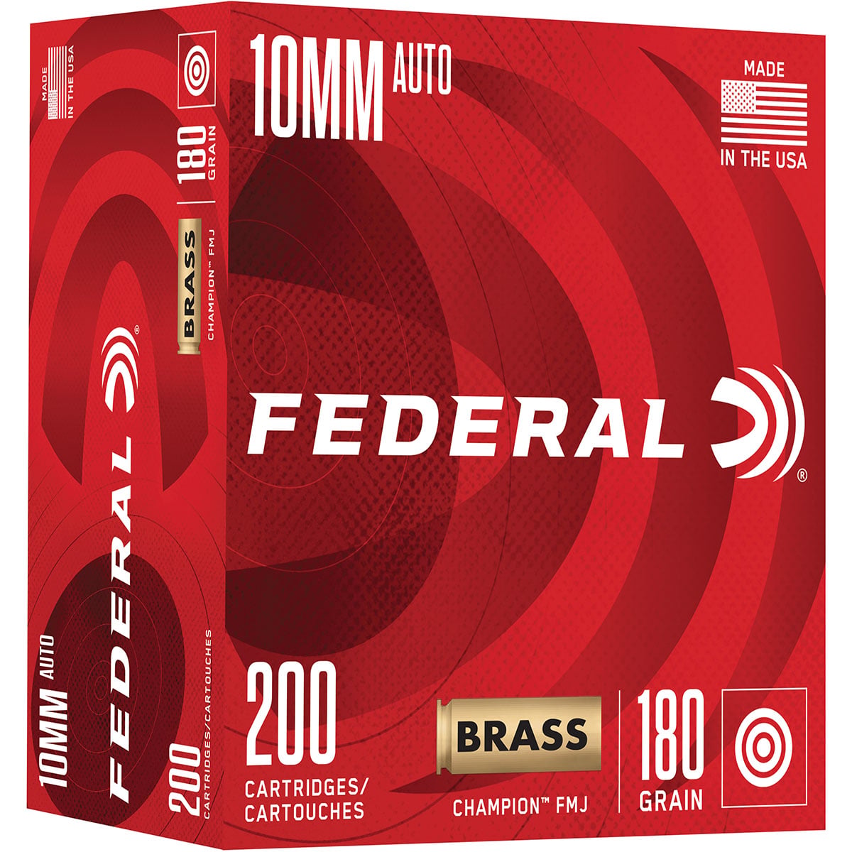 Champion Training 10mm Auto 180gr FMJ 1200 FPS 200/Box