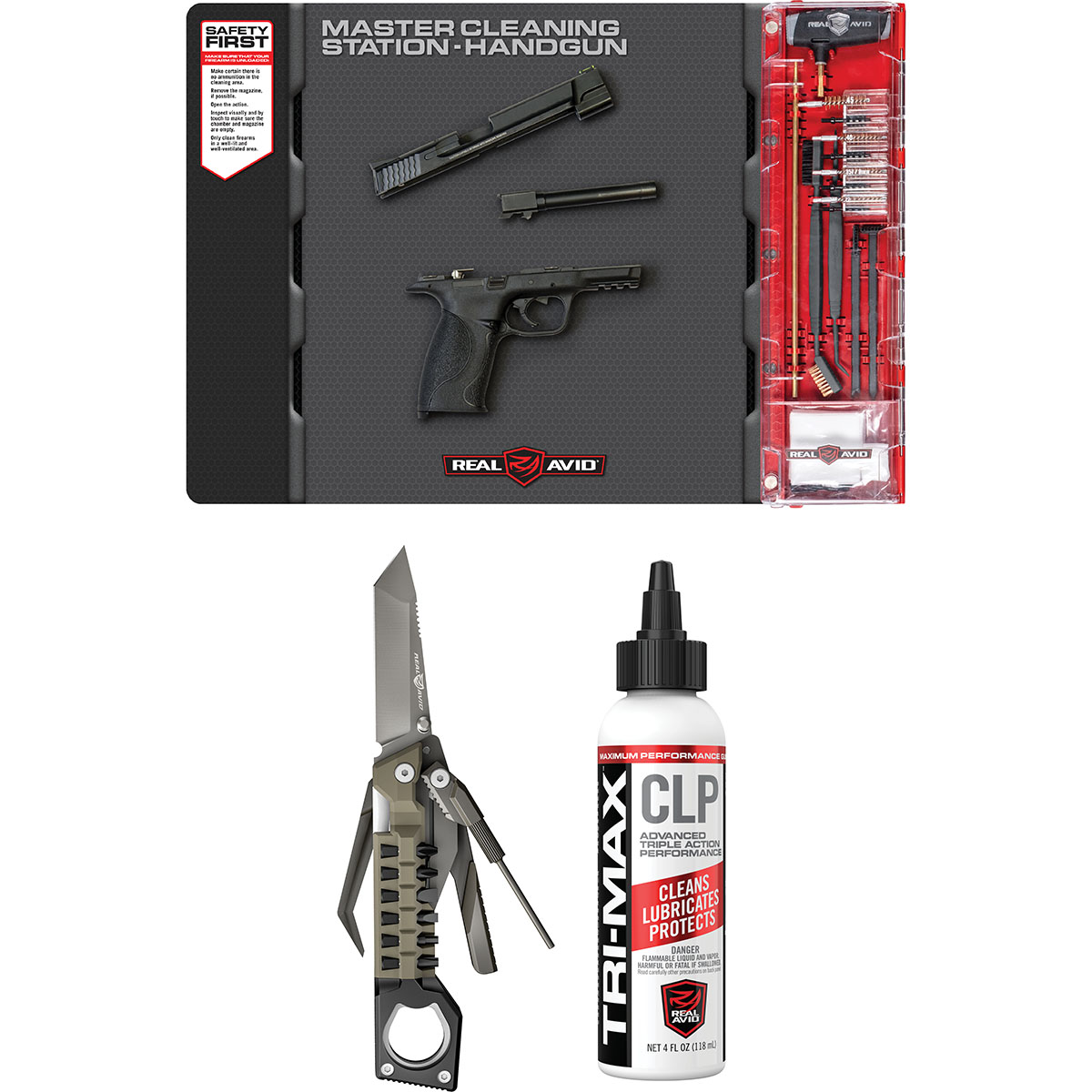 REAL AVID 2026 Next Gen Handgun Maintenance Pack | UPC: 813119016257